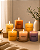 Kit com 6 velas aromáticas 130g - Imagem 1