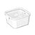 Pote Slim Multiuso com Cesto Interno - 1.360 ML Branco - Imagem 1