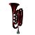 TROMPETE POCKET VERMELHO - Imagem 4