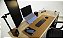 Deskpad 90x40 Extra Grande Mouse Pad  KingPad em Couro Sintético  - Caramelo - Imagem 5