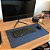 Mouse Pad 60x30 Desk KingPag  em Couro Sintético - Azul Marinho - Imagem 1