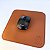 Mouse Pad em Couro Ecológico - 20x20cm - Caramelo - Imagem 2
