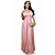 Vestido para Mãe da Noiva Rose Madrinha Casamento Debutantes - Imagem 1