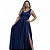 Vestido de Festa Longo em lurex com fenda, fluído e rodado - Imagem 16