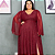 Vestidos Plus Size para Festa Longo Manga Capa em Lurex - Imagem 6