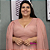 Vestidos Plus Size para Festa Longo Manga Capa em Lurex - Imagem 5