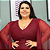 Vestido para madrinha plus size longo com brilho - Imagem 8