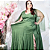 Vestido para madrinha plus size longo com brilho - Imagem 5