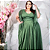 Vestido para madrinha plus size longo com brilho - Imagem 4