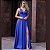 Vestido Fúcsia Longo Festa Acetinado com Fenda Lateral - Imagem 4