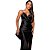 Vestido Slip Dress Rose Longo com Alça de Strass - Imagem 10
