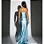 Vestido Slip Dress Rose Longo com Alça de Strass - Imagem 5