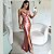 Vestido Slip Dress Rose Longo com Alça de Strass - Imagem 7