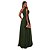 Vestidos Verde Oliva Madrinhas Nula Manga Capa com Flor - Imagem 2