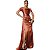 Vestido Terracota longo slip dress Vestido Sereia Oliva - Imagem 1