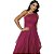 Vestido fúcsia madrinha vestido madrinha rosa fucsia sem brilho - Imagem 3