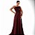 Vestido nula manga Marsala vestido Madrinha - Imagem 1