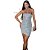 Vestido curto de festa  Vestido Curto Plissado - Imagem 2