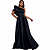 vestido de festa preto com bolso vestido preto longo - Imagem 1