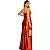 Vestido Terracota Tubinho e Vestido Sereia Terracota - Imagem 2