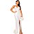 Vestido branco longo vestido reveillon - Imagem 1