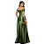 Vestido Preto Longo Slip Dress Vestido Sereia Ombro a Ombro - Imagem 4
