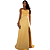 Vestido Amarelo Pastel Longo e Vestido Madrinha Amarelo Pastel Longo - Imagem 1