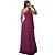 vestidos de festa fucsia nula manga e vestidos fucsia madrinha - Imagem 2