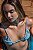 Choker de cristais em três tons azuis - Imagem 1