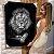 Quadro Decorativo Canvas Leão Preto E Branco Vertical - Imagem 7