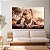 Quadro Decorativo Canvas Animais Selvagens amor de Leão Pai e Filho na Selva Horizontal - Imagem 2
