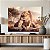 Quadro Decorativo Canvas Animais Selvagens amor de Leão Pai e Filho na Selva Horizontal - Imagem 3