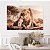 Quadro Decorativo Canvas Animais Selvagens amor de Leão Pai e Filho na Selva Horizontal - Imagem 5