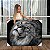 Quadro Decorativo Canvas Animal Selvagem Leão Preto E Branco Horizontal - Imagem 1