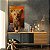 Quadro Decorativo Canvas Animal Selvagem Leão Filhote ao Entardecer Vertical - Imagem 3