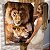 Quadro Decorativo Canvas Animais Selvagens Amor de Casal Leão e Leoa Vertical - Imagem 6