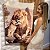 Quadro Decorativo Canvas Animais Selvagens Amor de Leão Pai e Filho Vertical - Imagem 6