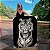 Quadro Decorativo Canvas Animal Selvagem Tigre Preto e Branco Fundo Preto Vertical - Imagem 1