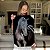 Quadro Decorativo Canvas Animal Cavalo Morrom Crina Preta Fundo Preto Vertical - Imagem 5