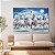 Quadro Decorativo Canvas Animais Manadas de Cavalos Branco Horizontal - Imagem 4