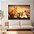 Quadro Decorativo Canvas Animais Selvagens Família Leão Dois Filhotes Horizontal - Imagem 2