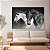 Quadros Decorativos Canvas Cavalos Selvagens Preto e Branco Horizontal - Imagem 3