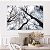 Quadro Decorativo Canvas Árvores com Galhos Secos na Floresta Horizontal - Imagem 4