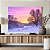 Quadro Decorativo Canvas Floresta ao Entardecer na Neve Horizontal - Imagem 5