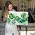 Quadro Decorativo Canvas Arte Abstrata Folhas Costela De Adão Verdes Horizontal - Imagem 6