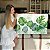Quadro Decorativo Canvas Arte Abstrata Folhas Costela De Adão Verdes Horizontal - Imagem 7