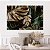 Quadro Decorativo Canvas Costela De Adão Dourada e Verde Horizontal - Imagem 4
