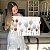 Quadro Decorativo Canvas Arte Abstrata Folhagens Coloridas Horizontal - Imagem 6