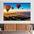 Quadro Decorativo Canvas Voo de Balões Coloridos Sobre as Montanhas Horizontal - Imagem 3