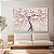 Quadro Decorativo Canvas Arte Floral Sakura Flor de Cerejeira Rosa e Branco Horizontal - Imagem 4